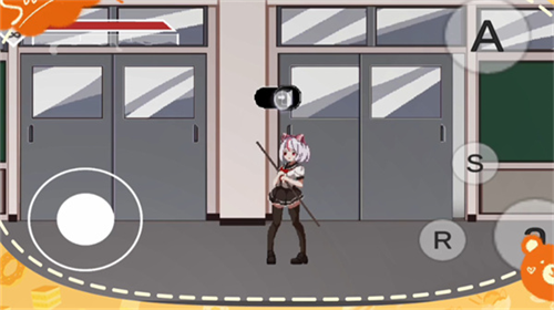 白毛少女大战僵尸最新版图3