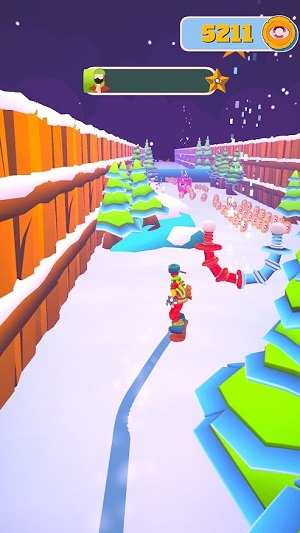 下雪滑雪板大师3D图2