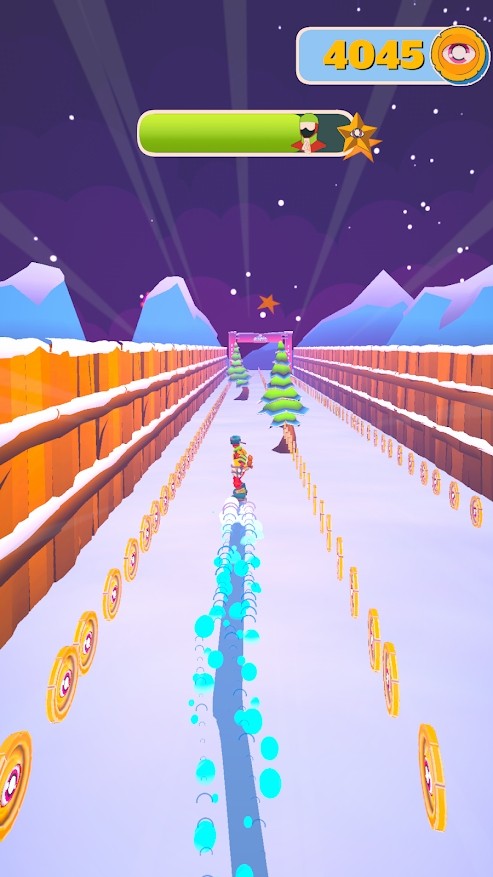 下雪滑雪板大师3D图3