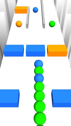 颜色球球蛇形撞击图1