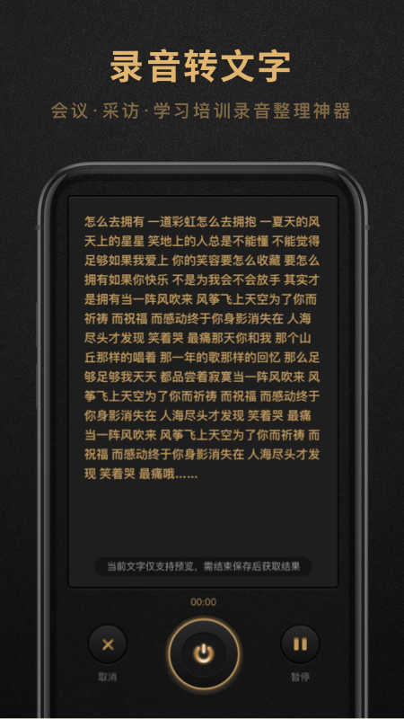 录音转文字文本安卓版图3