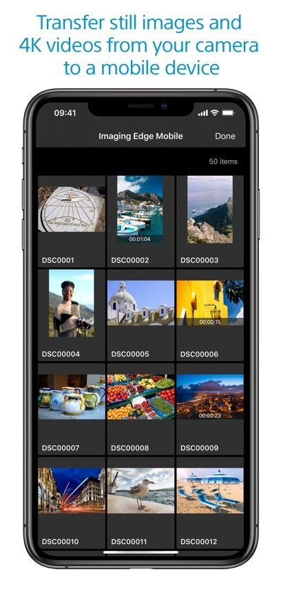 Imaging Edge Mobile相机软件图1