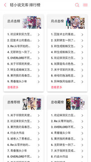 哔哩轻小说去广告版图3