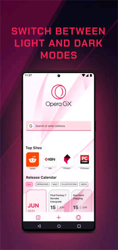 OPERAGX手机免费版图4