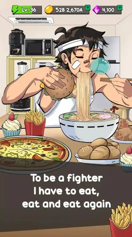 食品战斗机点击器(Food Fighter Clicker - Mukbang)图2