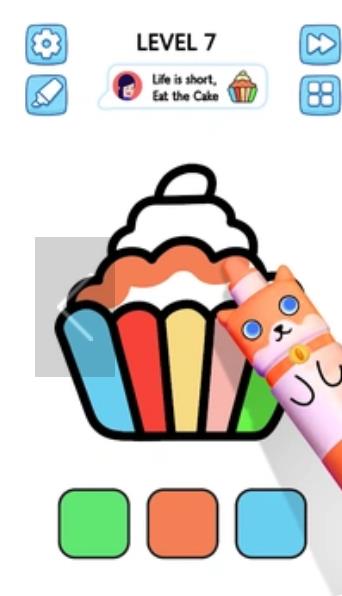 解压涂色(Satisfying Coloring)图2
