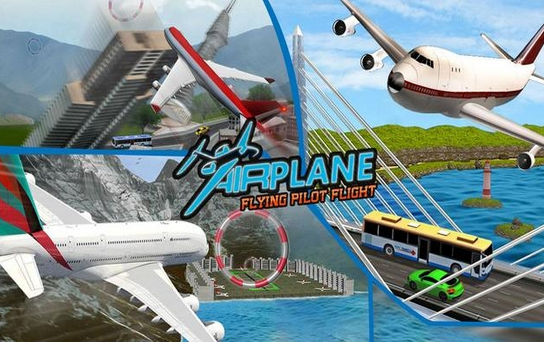 城市飞行驾驶员模拟器(FlyingPlaneFlightSimulator3D)手机版图3