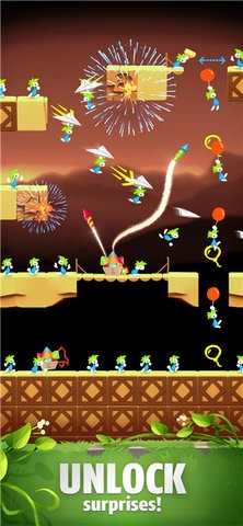 旅鼠益智冒险（Lemmings）游戏绿色版图1