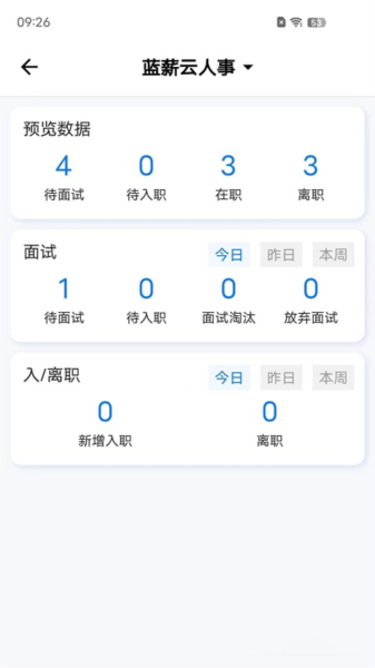 蓝薪云人事正版图3