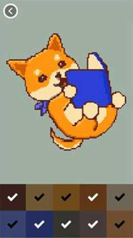 像素猫涂色图3