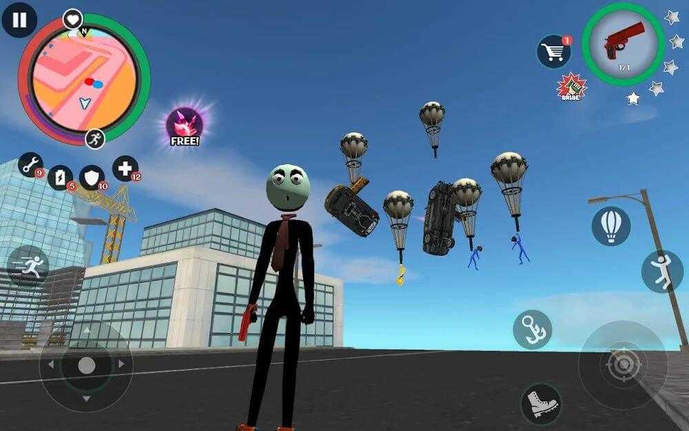 火柴人绳索英雄2(Stickman Rope Hero 2)图2