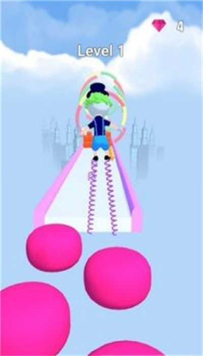 弹跳人跑酷(Spring Jump)图1