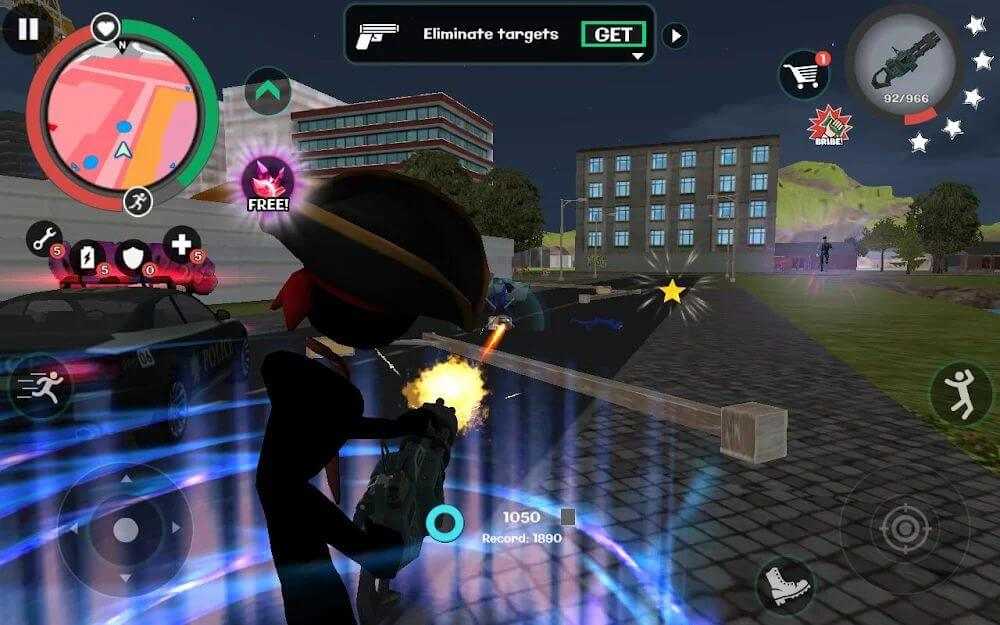 火柴人绳索英雄2(Stickman Rope Hero 2)图1