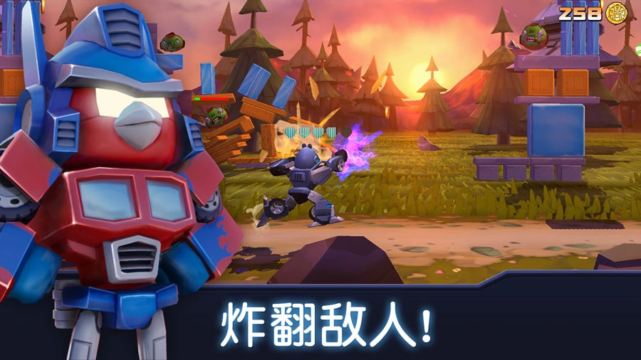 愤怒的小鸟变形金刚正版图1