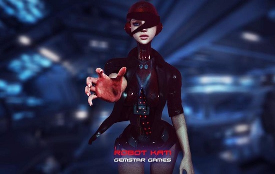 3D女机器人卡蒂直装版图2